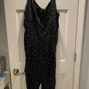 Old Navy Black polkadot Jumpsuit